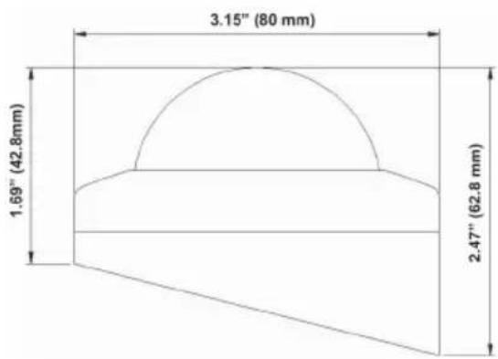 3.15" (80 mm) 1.69" (42.8mm) 2.47" (62.8 mm)