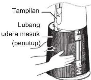 Tampilan Lubang udara masuk (penutup)