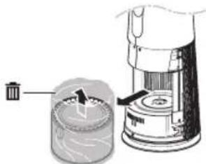 LG FS15GPSF0 - Removing filter vinyl and packing material - 2