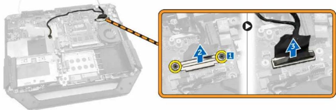 DELL Latitude 5404 Rugged - Melepaskan Unit Display - 2