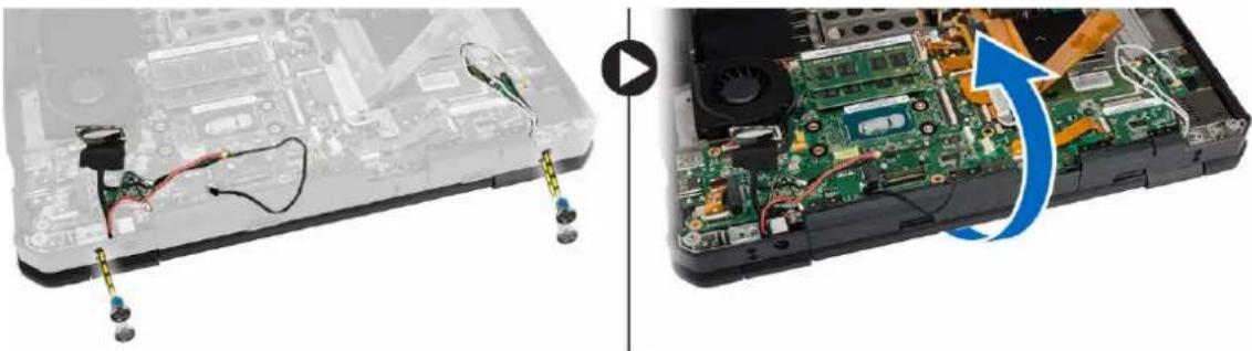 DELL Latitude 5404 Rugged - Melepaskan Unit Display - 3