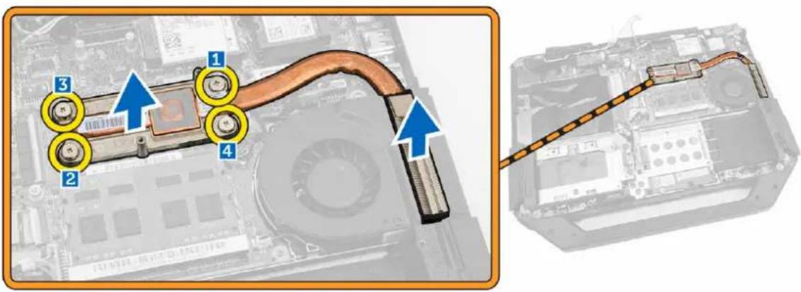 DELL Latitude 5404 Rugged - Melepaskan Unit Pendingin - 2