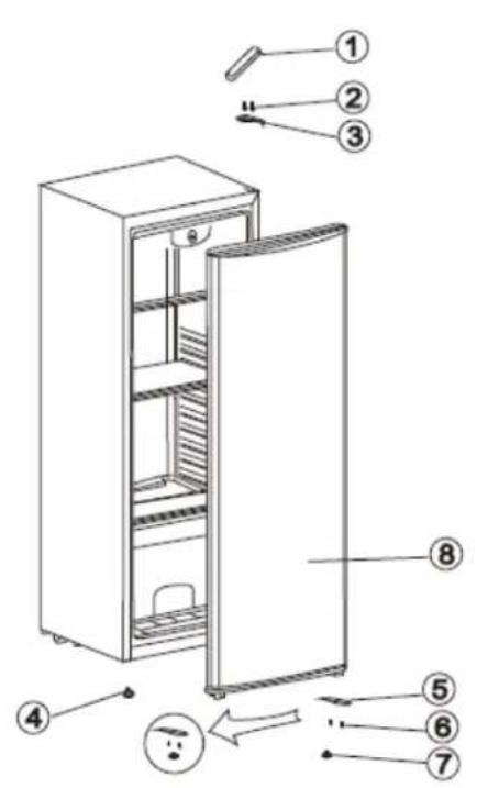 NEVIR NVR-5530CVSD - DOOR REVERSE - 1