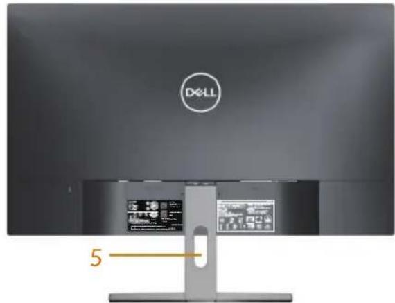 DELL 2319NX - Tampilan Belakang - 2