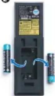 DELL 4610X - Memasang Baterai Remote Control - 4