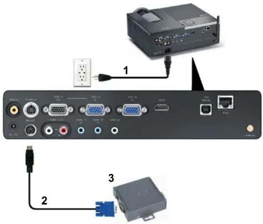 DELL 4610X - Pilihan Pemasangan Profesional: Pemasangan untuk Mengarahkan Layar Otomatis - 3