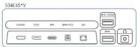 S34C65*V HOME OPEN 90 34-PCD LAN 34-PCD 34-