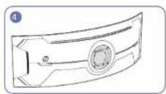 SAMSUNG C49G95TSSE - Memasang DINDING BRAKET - 8