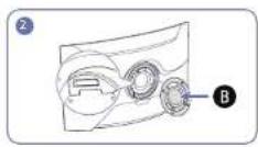 SAMSUNG C49G95TSSE - Memasang DINDING BRAKET - 2