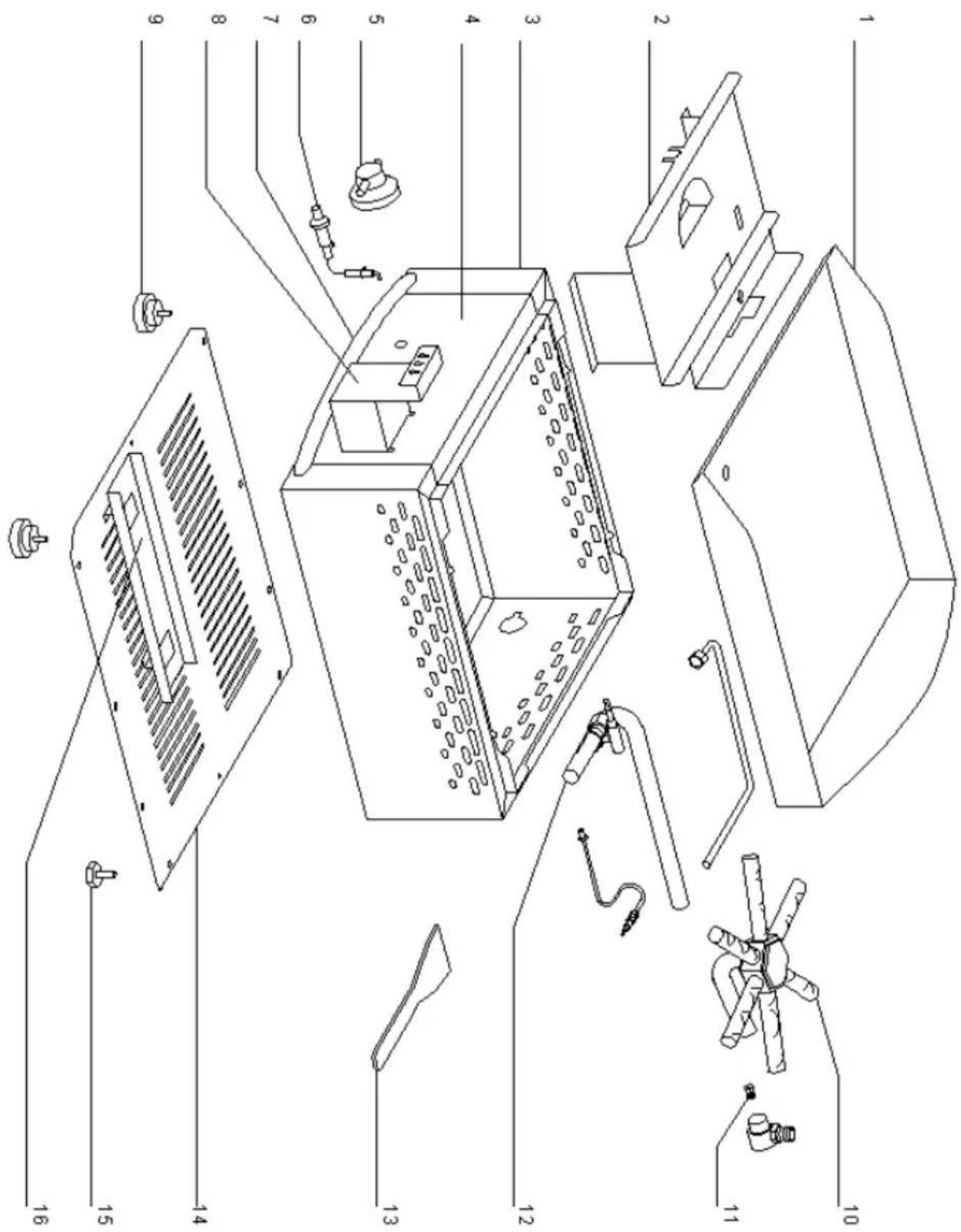 ROLLER GRILL 304145 - Spare parts PL 400 G - 1