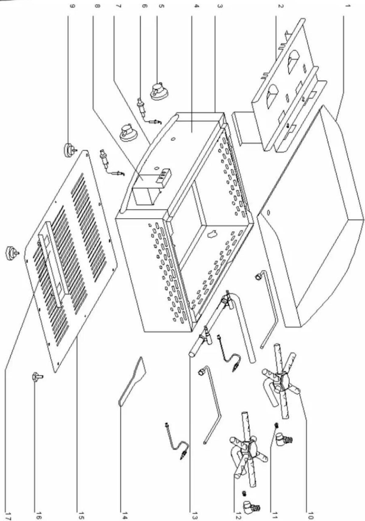 ROLLER GRILL 304145 - Spare parts PL 600 G - 1