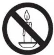 PHILIPS 55PFA4300S - Risk of electric shock or fire! - 1
