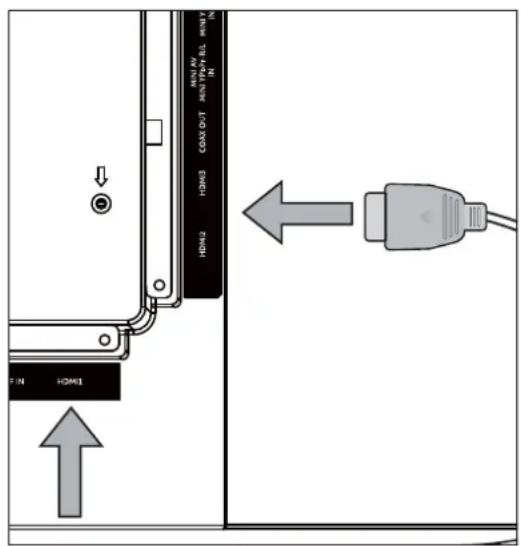 DEXP F32C7100B/W - VGA подключения - 1