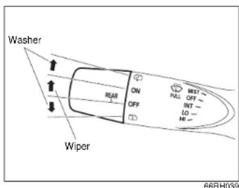 SUZUKI Ertiga (2019) - Switch Wiper dan Washer Kaca Belakang - 1
