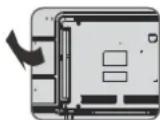 PANASONIC TH-75MX650G - Memasukkan/Melepas USB Flash Memori - 5