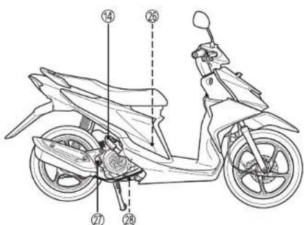 SUZUKI NEX II (2018) - LOKASI KOMPONEN - 2