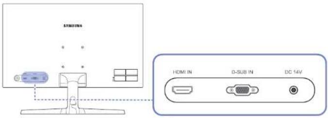 SAMSUNG HDMI IN 0-SUB IN DC 14V