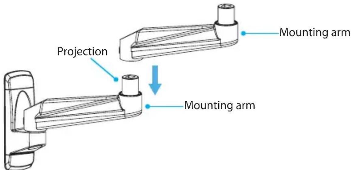Projection Mounting arm Mounting arm