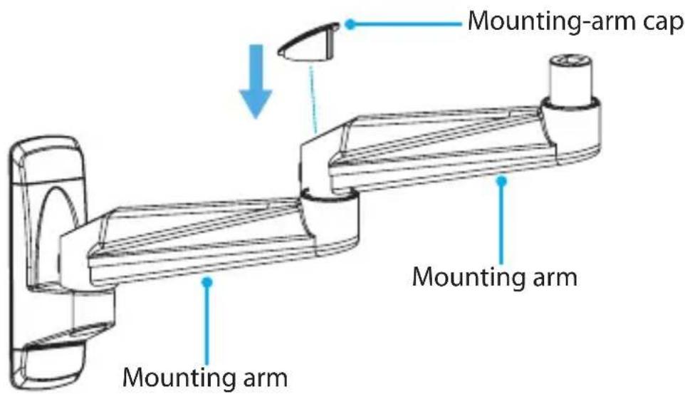 Mounting-arm cap Mounting arm Mounting arm