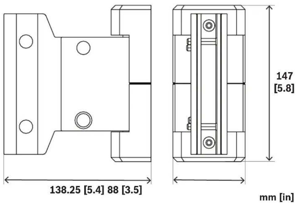 ELECTRO-VOICE EVOLVE-WMK-PB - Dimensions - 1