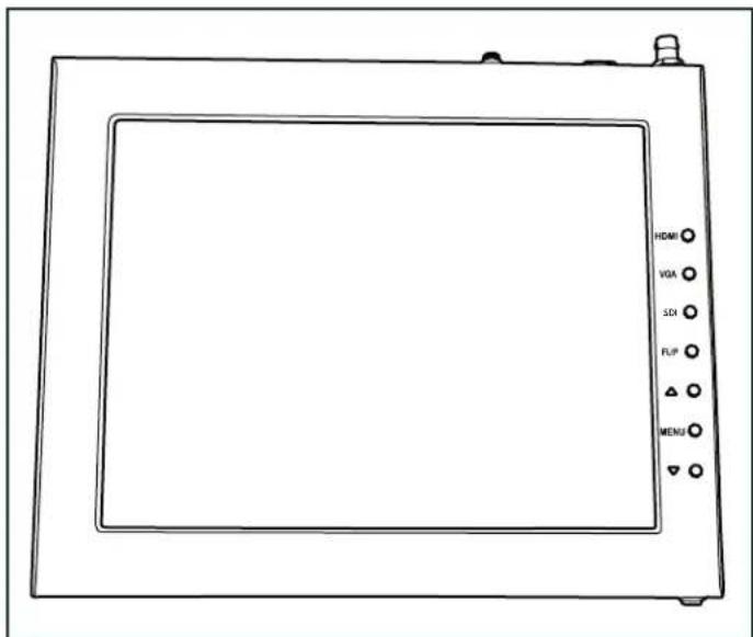 HDMI VGA SDI FLIP MENU