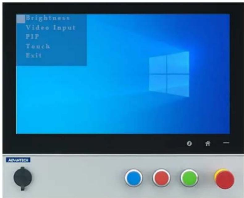 Advantech SPC-821 - 2.1 菜单开始 - 2