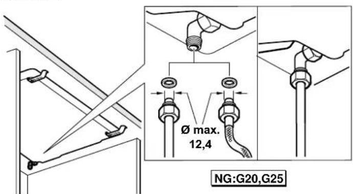 Ø max. 12,4 NG:G20,G25