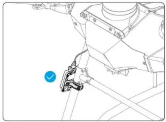 DJI Agras T70P - Memasang Dongle Seluler DJI - 3