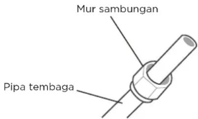 MIDEA MSFQ-18CRN8-ID/OD - Langkah 3: Menyambung ujung-ujung pipa - 1