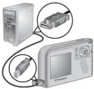 HP Photosmart E427v - Transferring images with HP Photosmart Software - 1