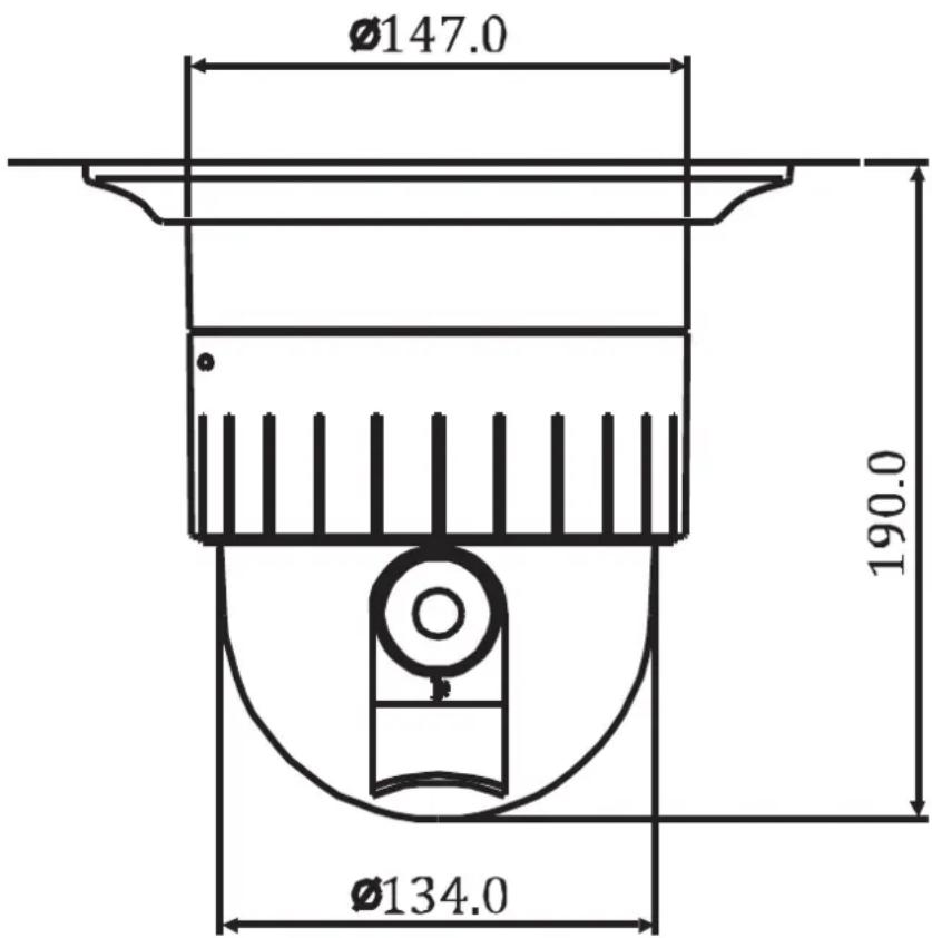Ø147.0 190.0 Ø134.0