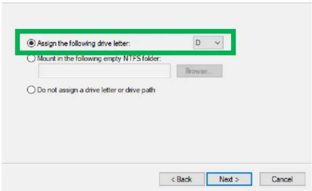 Highpoint rDrive 6628TW - Assign Drive Letter or Path - 1