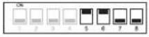 LG LT903P - Dipswitch Setting - 5