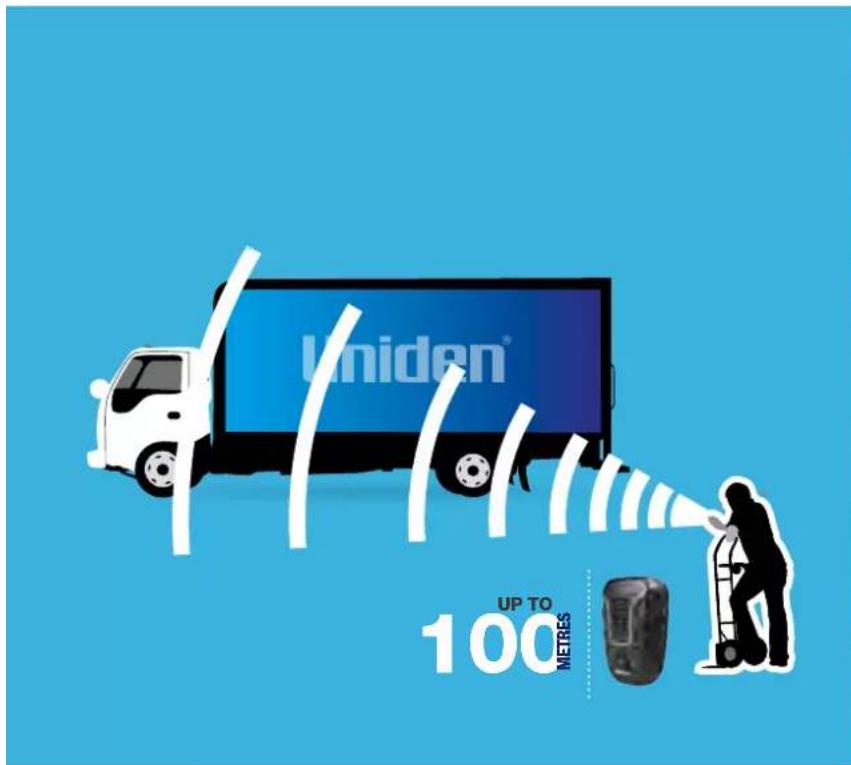 Uniden® UP TO 100 METRES