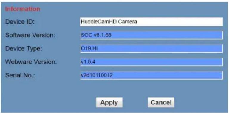 HuddleCamHD HC-EPTZ - Information. - 1