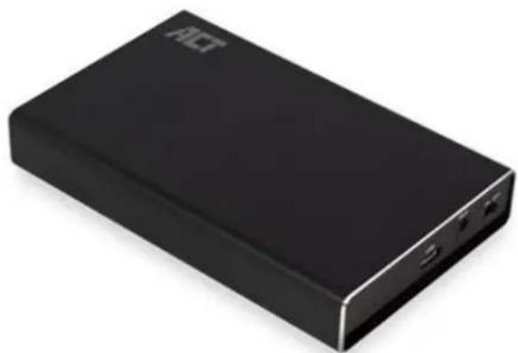 ACT AC1220 - USB-C 3.2 Gen2 2.5 inch HDD/SSD Enclosure - 1