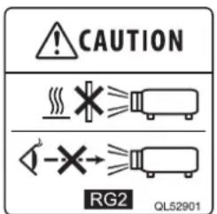 CAUTION RG2 QL52901