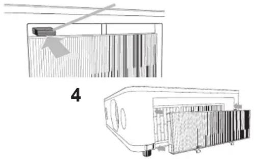 HITACHI MC-WU5506 - Attaching the wireless adapter - 2