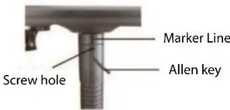 Screw hole Marker Line Allen key