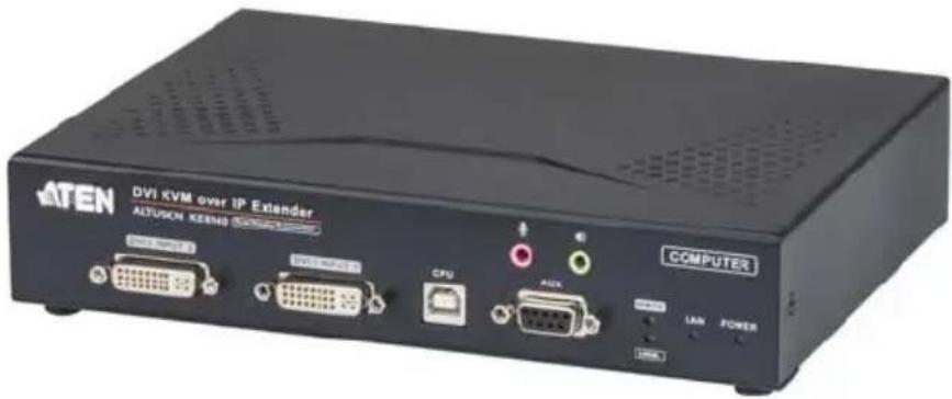 ATEN DVI KVM over IP Extender ACTIVON KE650 COMPUTER CPU AUX LAN POWER
