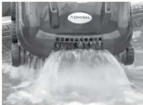 Waterco Admiral ATV - CLEANING THE ROBOTIC POOL CLEANER'S FILTER BAG - 2