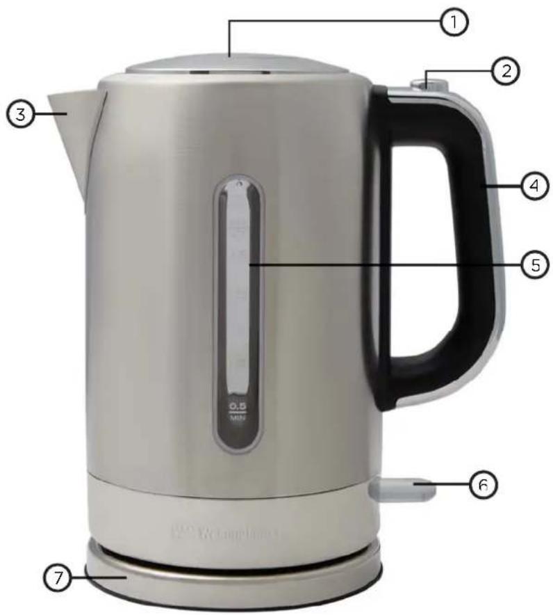 WESTINGHOUSE WHKE05V2K - PARTS AND FEATURES - 1