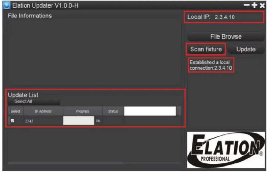 Elation Artiste Rembrandt - SOFTWARE UPDATES - 1