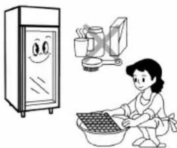 Atosa MCF8705GR - Cleaning the refrigerator surface: - 1