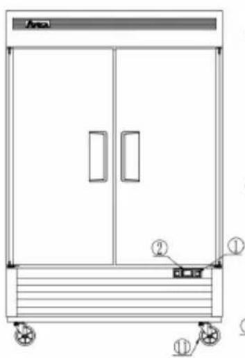 Atosa MBF8007GRL - Configuration Sketch Map - 3