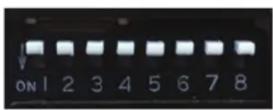 CRUX RVCGM-80M - DIP SWITCH SETTINGS: - 1