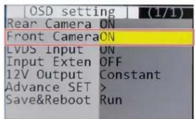 CRUX RVCGM-80M - FRONT CAMERA SETTING - 1