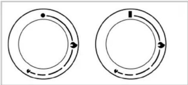 BEKO FBE62120XDN - Gāzes degla vadības poga - 1