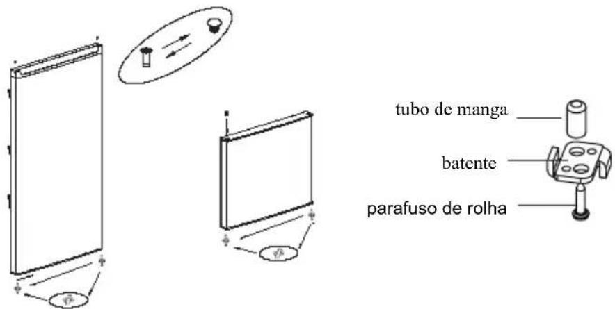 tubo de manga batente parafuso de rolha