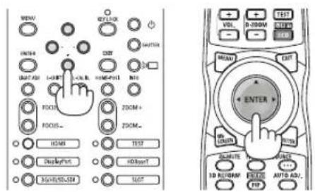 MENU ENTER LOG/ASM FOCUS FOCUS- HDMI DisplayPort 35V/16V-SEM KEYLOCK START ON/OFF ON/OFF ZOOM+ ZOOM- TEST HDMI DisplayPort 35V/16V-SEM SLOT TEST R-DROM MAIN EXIT ENTER OR CAN BRATTS 3D REFORM AUTO ADJ. FTP